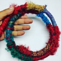 Certifié ISO9001 100% cordons tissés en soie 3mm de diamètre rayonne enduite sur mesure/corde en soie de nylon 7 jours carton recyclé fil de soie personnalisé