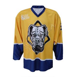 เครื่องแบบฮ็อกกี้น้ำแข็งสำหรับผู้ชายเสื้อเจอร์ซีย์ฝึกซ้อมแบบเต็มตัวใส่สบายสุดๆออกแบบได้ตามต้องการ - Product Image 5