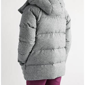 Chaqueta acolchada holgada personalizable para hombre, chaqueta con capucha cálida para invierno, con cremallera - Product Image 3