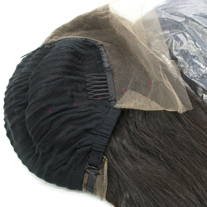 Peluca de cabello humano recto alineado con cutícula de alta calidad y cabello Remy virgen de trama a precios de mayorista - Product Image 3