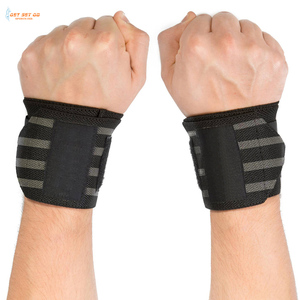 ผ้าพันข้อมือเพื่อความปลอดภัยในการออกกำลังกายน้ำหนักเบาออกแบบได้ตามต้องการแห้งเร็ว - Product Image 6