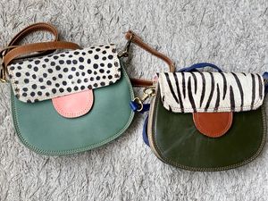 Sac à bandoulière en cuir fourrure d'animaux pour femmes, nouveau, élégant, pour épaule - Product Image 3