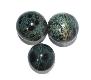 Kambaba Jasper <b>Crystal</b> Ball <b>Sphere</b> Desk Decoration Divine Healing Stone <b>Sphere</b> Yoga Divination - Product Image 5