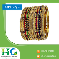 Bracelet en métal argenté pour femmes, accessoires de mode indienne/en acier amélioré pour dames, vente en gros