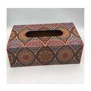 Servilletero de Mesa de la mejor calidad, soporte de papel de seda de madera de diseño clásico para proveedor mayorista - Product Image 2