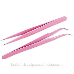 Ensemble de 3 pinces à épiler en acier inoxydable pour l'épilation du visage, femmes/hommes, pointe pointue, légères - 2 TONE POUCH - Product Image 3