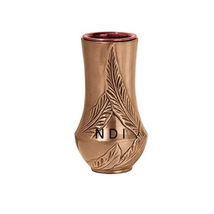 Vase à fleurs en aluminium Pot de fleurs en métal au design personnalisé Vases à fleurs en métal en vrac pour la maison Pot de fleurs décoratif gravé à la main - Product Image 1