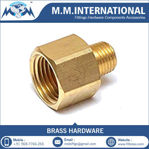 Adaptador de acoplamiento de latón forjado con agua de enchufe pulido, adaptador giratorio, conexión de tubo, accesorios contra incendios, tubo adaptador giratorio de latón - Product Image 6