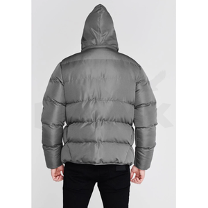 Chaqueta de Plumón para Hombre, Nueva Colección, Casual, 100% Poliéster, Ecológica, Cortavientos, Transpirable, con Capucha, Diseño Personalizado con Logotipo Teñido, Invierno 20 - Product Image 4