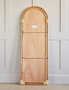 Miroir sur pied en rotin tressé fait main en gros, pleine longueur, corps entier, en provenance du Vietnam/ SISU/ RMA-008 - Product Image 2