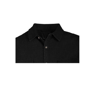 ยอดขายแฟชั่นบางผ้าฝ้าย100% ผ้ายีนส์สีที่กำหนดเองและโลโก้ผู้ชายเสื้อกั๊ก - Product Image 4