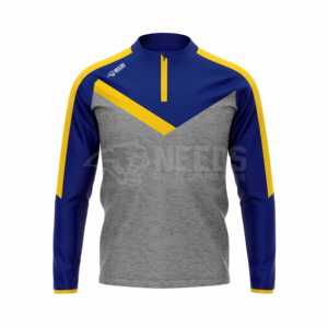 Haut de sport unisexe personnalisable GAA à demi-zip de qualité supérieure, 100 % polyester brossé 270 g/m², couleur et logo personnalisables - Product Image 1