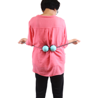 ALLWINWIN LMB10 Ballon de massage de lacrosse - Tube de résistance connectable pour le dos et la fasciite plantaire