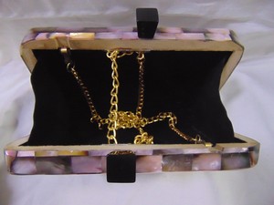 <b>Envelope</b> Box Mother of Pearl Black <b>White</b> Personalized Evening Indian Clutch Bag Women Wedding Handbags Delhi - Product Image 4