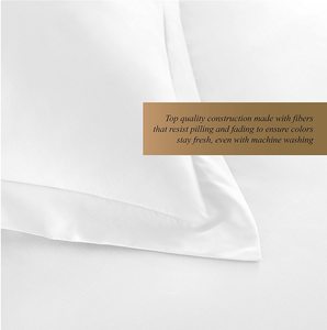 Bộ Vỏ Chăn Bằng Vải Dệt Khách Sạn Bộ Sưu Tập Ga Giường Cao Cấp Chất Lượng Hàng Đầu Siêu Mượt Chất Lượng <span class=keywords><strong>1500</strong></span> Sợi Ai Cập - Product Image 4