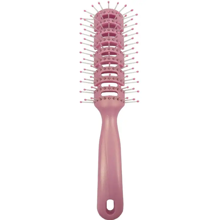 9 Row Vent Brushes Ball Tipped Bristles Hairbrush