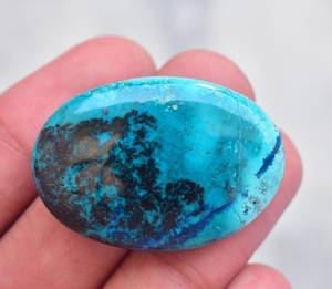100% Natural Mix Shape Azurite Loose Cabochon Wholesale Price Natural A1 Quality Chrysocolla - Product Image 3