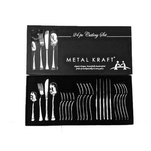 Juego de cubiertos de acero inoxidable chapado en oro king, juego de vajilla elegante para 12 personas - Product Image 2