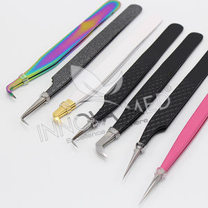 Pinces à cils professionnelles en gros, pinces à cils en acier inoxydable pour volume intense, outils pour salons de beauté - Product Image 3