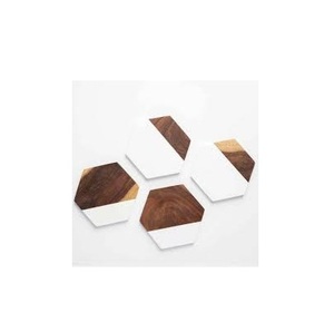 Sous-verres de haute qualité pour la maison, taille personnalisée et sous-verres vierges en marbre et en bois, produits en vente chaude - Product Image 1