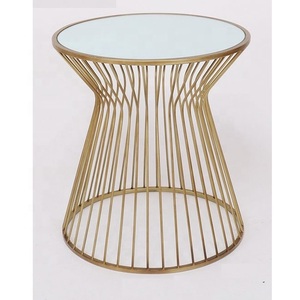 Tabouret rond de Table basse de style vintage, de haute qualité, élégant, pour hôtel, maison, salle de mariage, Restaurant fabriqué en inde, offre spéciale exportation - Product Image 4