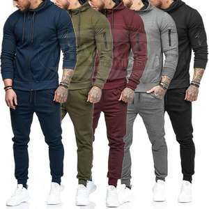 Nouveaux modèles de sweatshirts à capuche pour hommes vente en gros de costumes de jogging de marque personnalisés survêtement de sport à vendre survêtement personnalisé pour hommes - Product Image 5