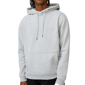 Abrigo de invierno informal de talla grande para hombre, capucha gruesa de lana, técnica de lavado antiarrugas, chándal grueso cálido, Sudadera con capucha sólida - Product Image 2