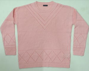 Lot de surplus de vêtements : Pulls décontractés à col rond et manches longues pour adolescentes, avec étiquettes de marque – Surplus du Bangladesh - Product Image 1