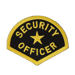 Écusson d'épaule de sécurité brodé pour agent de sécurité, vente en gros du fabricant - Product Image 4