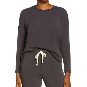 2025 High Quality <b>Long</b> Sleeve Crew Neck Solid Street Wear Clothing Women Custom <b>Sweatshirt</b> - Product Image 1