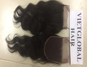 Closure <b>Deep</b> <b>Wave</b> Bundles with Transparent Lace Original Remy Hair Weave Vendors Raw Cuticle Aligned - Product Image 2