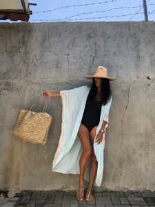 Hand Dyed Kimono Jacket Holiday Boho Loose Fit Jacket Beach Cover <b>up</b> Summer Kimono Casual Design <b>Women</b> Kimono Cardigan's Bulk - Product Image 5