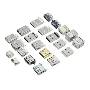 Mini micro 180 degree vertical usb connector factory usb a type connector