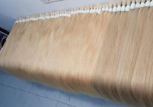 Extensions de cheveux naturels russes remy, 100% vierges, Double dessin, qualité supérieure, grand Stock - Product Image 4
