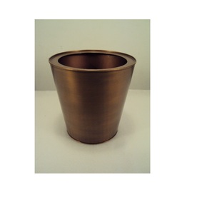 <b>Large</b> Size Metal Flower <b>Pot</b> Gold Color for Home Living Room Balcony Backyard Garden Decor Use - Product Image 2