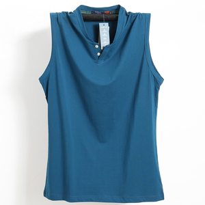 Débardeur de gymnastique à col rond pour hommes vente en gros Débardeurs de musculation Singlet musculaire avec design personnalisé - Product Image 2