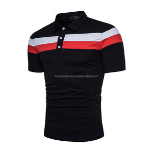Camiseta 100% de algodón para hombre, polo personalizado con logotipo OEM, 12 colores, alta calidad - Product Image 1