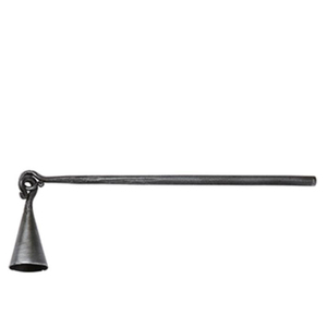 Bougeoirs avec manche en bois noir en métal, chandelier - Product Image 3