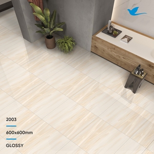 Effet Marbre 60x60cm Aspect Brillant Poli Porcelaine Émaillée Corps Complet Porcelaine 600x600 Carreaux de Mur et de Sol de Premier Fabricant - Product Image 4