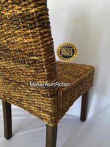 Indonesia Natural al por mayor de jacinto de agua, mejor vendedor Alemania Silla de comedor con caoba de marco de madera - Product Image 6