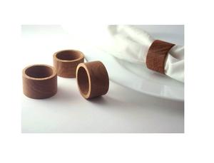 ที่ใส่แหวนผ้าเช็ดปากทำจากไม้แบบแฮนด์เมดสำหรับขนาดตามสั่งและดีไซน์เนอร์ทรงสี่เหลี่ยม - Product Image 4