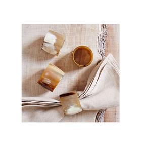 Anillos de servilletas redondos de cuerno hechos a mano para bodas y cenas, soporte de vajilla, producto en oferta, venta al por mayor - Product Image 4