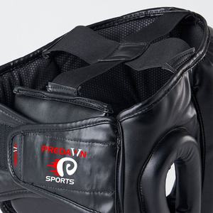 Gants de boxe d'entraînement professionnels, confortables, durables, entièrement protecteurs, avec grille faciale en cuir amovible, prix bas, vente en gros - Product Image 3