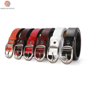 Cinturón Casual de Cuero Genuino, Hebilla de Metal Rectangular, Diseño de una Sola Pieza, Color Sólido, Cinturón para Hombre - Product Image 6