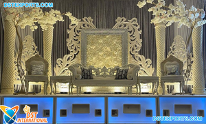 Escenario de boda fusionado estilo Bollywood indio para gran recepción, montaje de escenario para boda Bollywood, Australia - Product Image 5