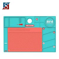 RF4 Microscopio Silicone Repair Heat Resistant Universal Microscope Maintenance Mat BGA Soldering Insulation Pad