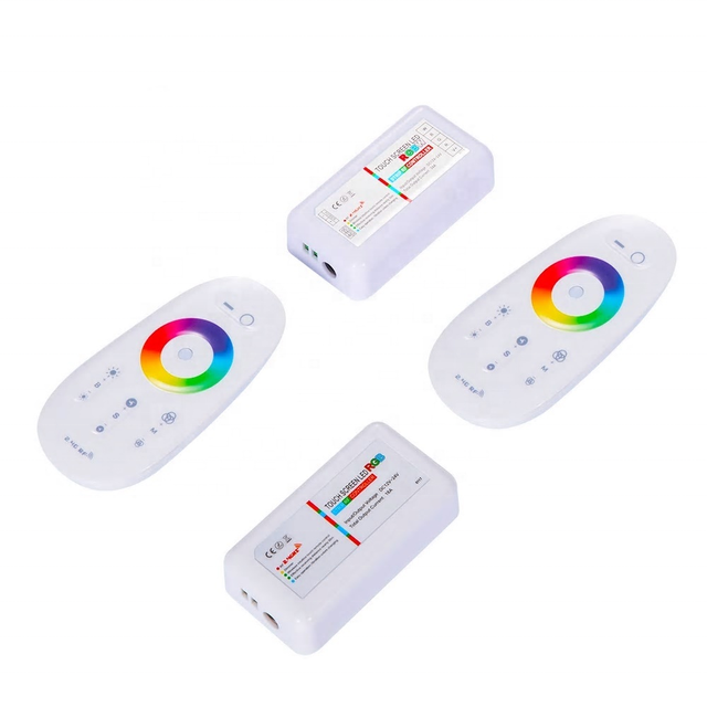2.4G RGB RGBW LED Strip Controller Touch Remote Control RF Wireless 12V 24V LED Driver RGB RGBW Led Controller