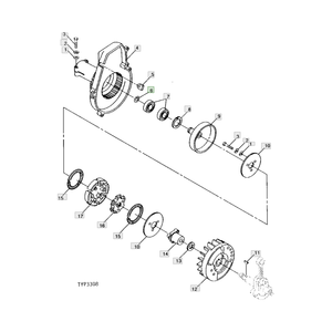 Para John para Tractor Snap Ring 40M1821 pieza de repuesto de anillo de retención de acero al carbono duradero de alta calidad para sistemas de eje de motor - Product Image 4