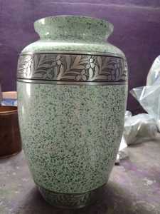 NEW DESIGN HANDICRAFT MEMORIAL URN <b>FUNERAL</b> <b>SUPPLIES</b> Brassworld India - Product Image 4