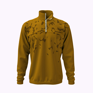 Sudaderas con capucha personalizadas con media cremallera al por mayor sudaderas con capucha con media cremallera sudaderas con capucha para hombres sublimada completa - Product Image 4